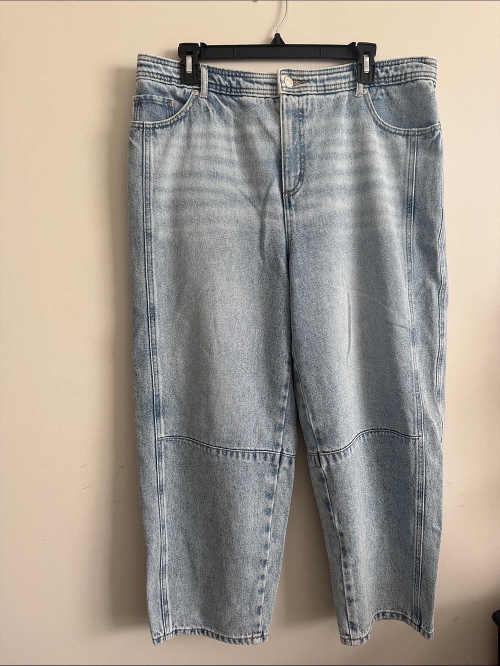 LOFT Light Blue Relaxed Barrel Jeans